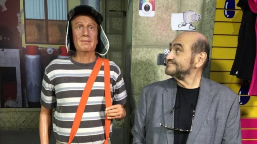 Tras 8 años de la muerte de 'Chespirito', Edgar Vivar revela FOTO inédita del comediante