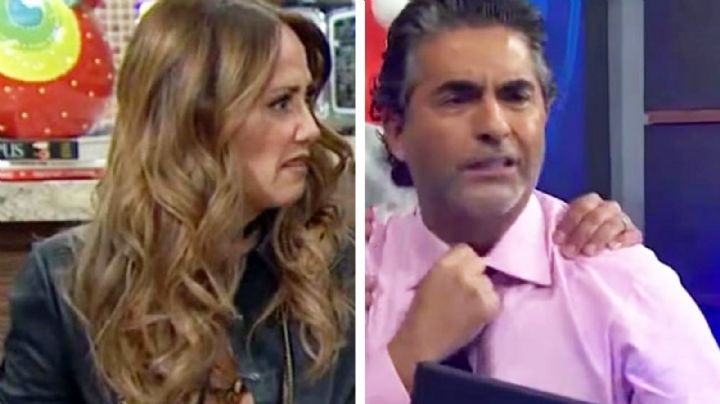 ¡Momento incómodo! Andrea Legarreta expone a Raúl Araiza sobre infidelidad a su exesposa