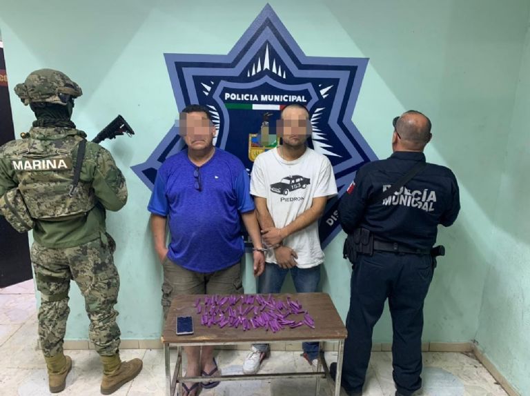 Autoridades de Cajeme los detuvieron por circular a exceso de velocidad y les encontraron 'drogas'