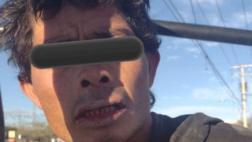 Antonio 'N' llega al trabajo de su esposa en San Pedro para amenazarla con un cuchillo