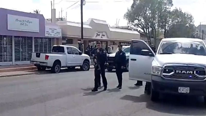 Activan Código Rojo por persecución de sujeto en pick up por calles del centro de Hermosillo