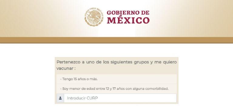 En la imagen, el portal de Mi Vacuna