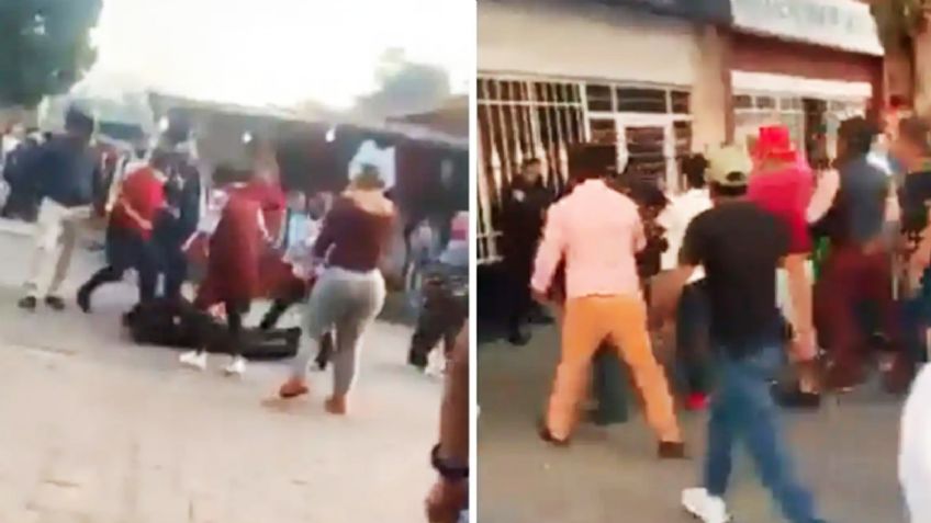 VIDEO: Turba enardecida propina brutal golpiza a cuatro policías en Ciudad de México