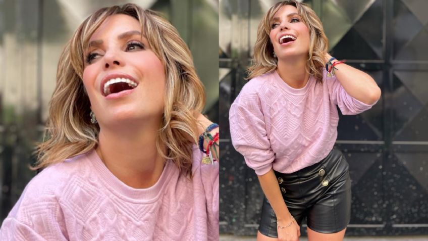 Andrea Escalona presume pierna con atractivo 'outfit' en 'Hoy' y pone a suspirar a todo Televisa