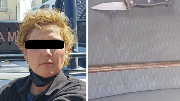 Alejandra 'N' es arrestada por lesionar a un hombre con una varilla en Hermosillo