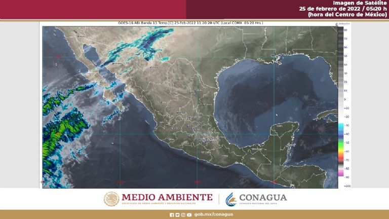 Conagua comparte el pronóstico del clima de este viernes