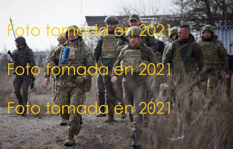 En la imagen, las instantáneas de Zalenski capturadas en 2021