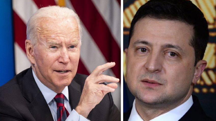Joe Biden dialoga con Volodimir Zelensky acerca de apoyo militar y sanciones para Rusia