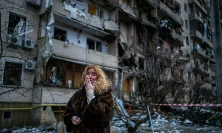 El bombardeo a Ucrania empezó el jueves 24 de febrero