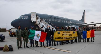 Mexicanos evacuados de Ucrania llegan a Rumania en avión de la Fuerza Aérea, anuncia Ebrard