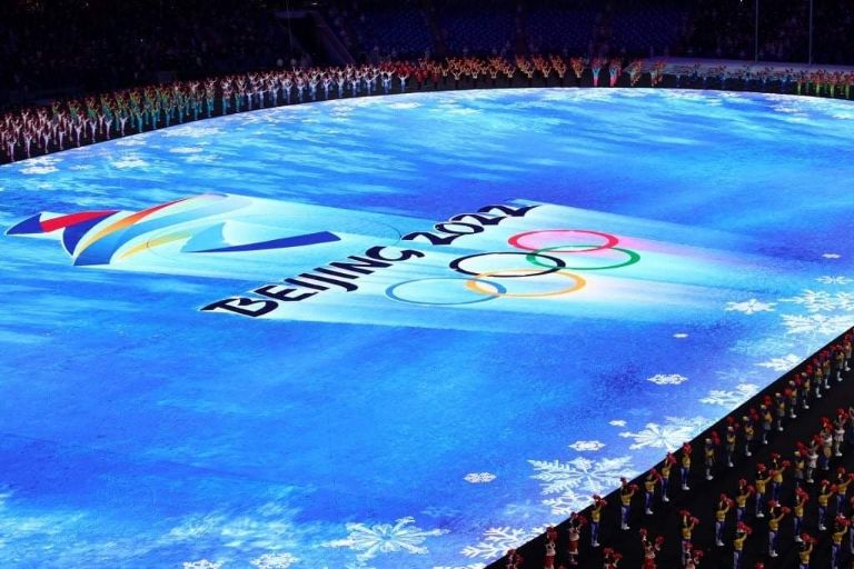 En la imagen, la inauguración de los Juegos Olímpicos de Invierno de Beijing 2022