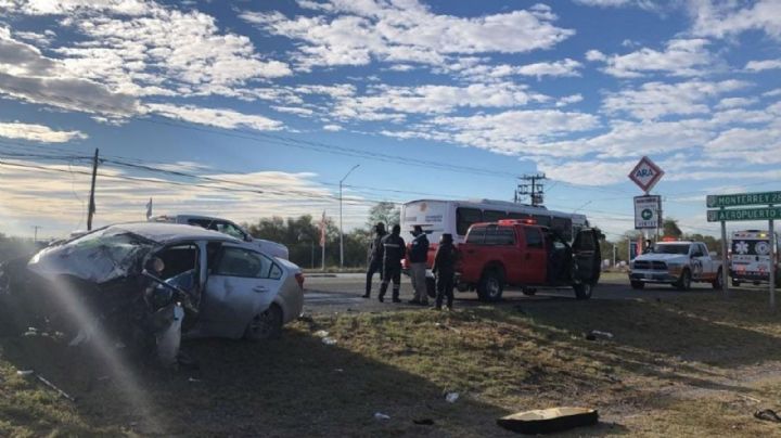 Lamentable hecho: Aparatoso accidente en Nuevo León cobra la vida de una persona