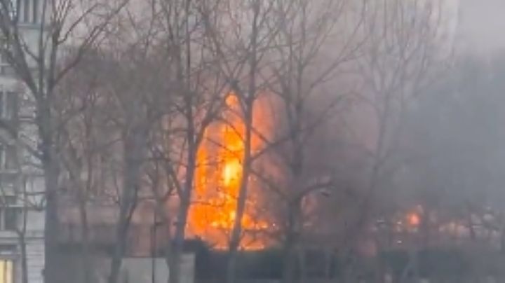 VIDEOS: Incendio cerca del Museo de Orsay en París moviliza a los cuerpos de emergencia