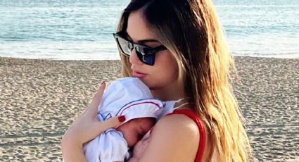 Ximena Navarrete responde a críticas por la polémica alimentación de su bebé de 2 meses