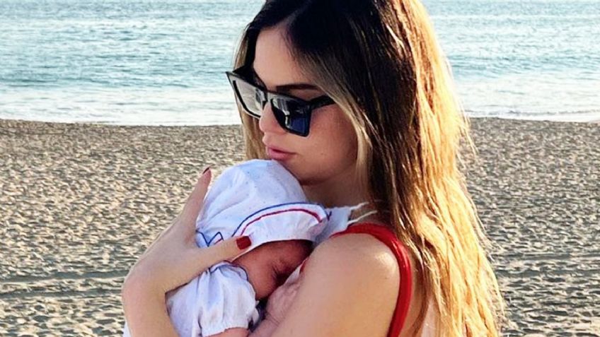 Ximena Navarrete responde a críticas por la polémica alimentación de su bebé de 2 meses