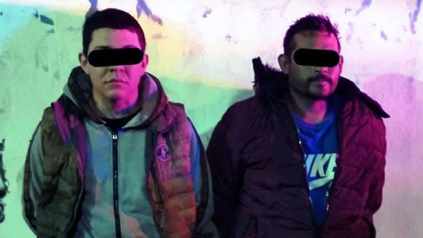 Caen dos presuntos huachicoleros en el Estado de México; intentaron huir de la Policía