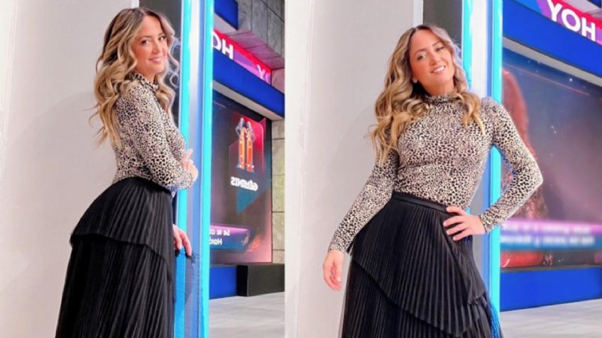 Andrea Legarreta presume piernas con seductor vestido en 'Hoy' y hasta Erik Rubín reacciona