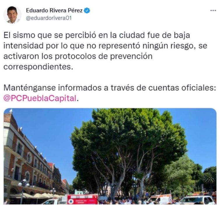 Sismo en Oaxaca se sintió en Puebla y otras entidades