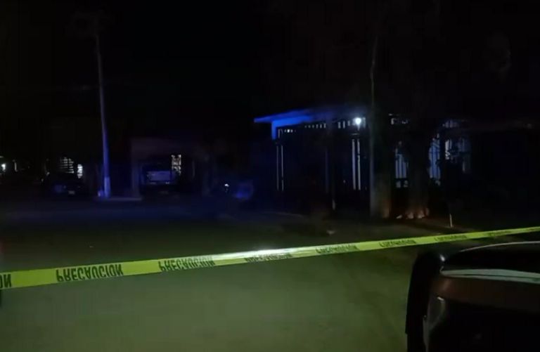 La zona de la agresión armada, en Ciudad Obregón, quedó acordonada por las autoridades