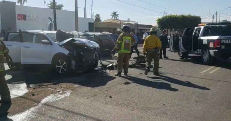 Autoridades se movilizaron tras un accidente en Ciudad Obregón