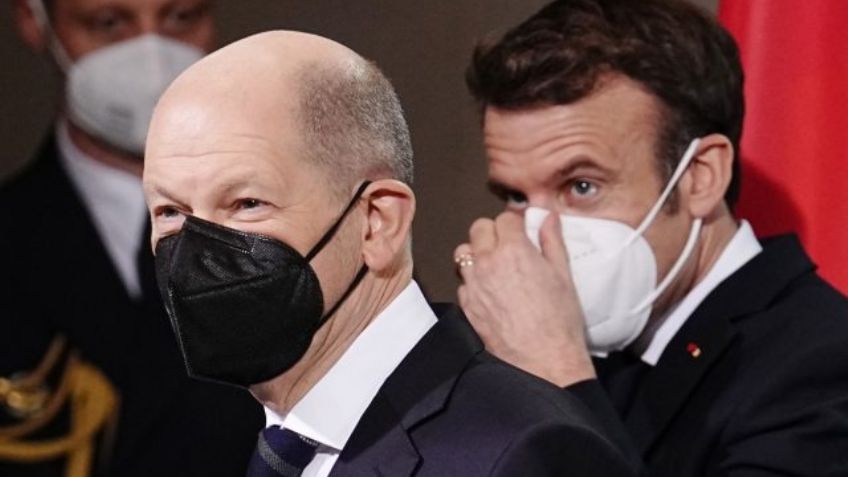 Gobiernos de Francia y Alemania buscarán detener la guerra en Ucrania; entablan charla con Putin