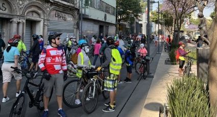 Gobierno de CDMX queda mal a ciclistas a los que invitó a conocer el AIFA; faltaron autobuses