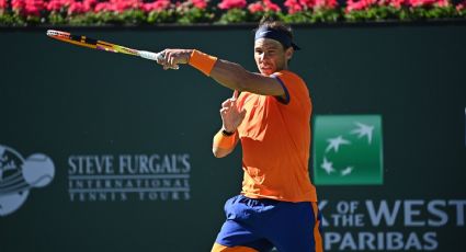 ¡Imparable! Rafael Nadal sigue perfecto en el año, avanza en el torneo de Indian Wells