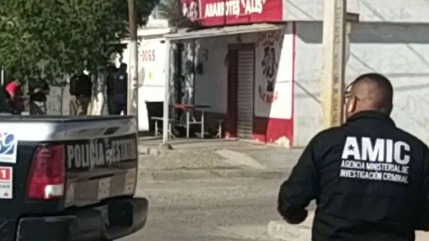 Mientras comía, 'El Loco' es asesinado a balazos al exterior de un abarrotes en Ciudad Obregón