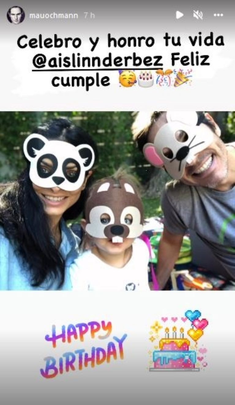 Mauricio Ochmann felicita a Aislinn Derbez