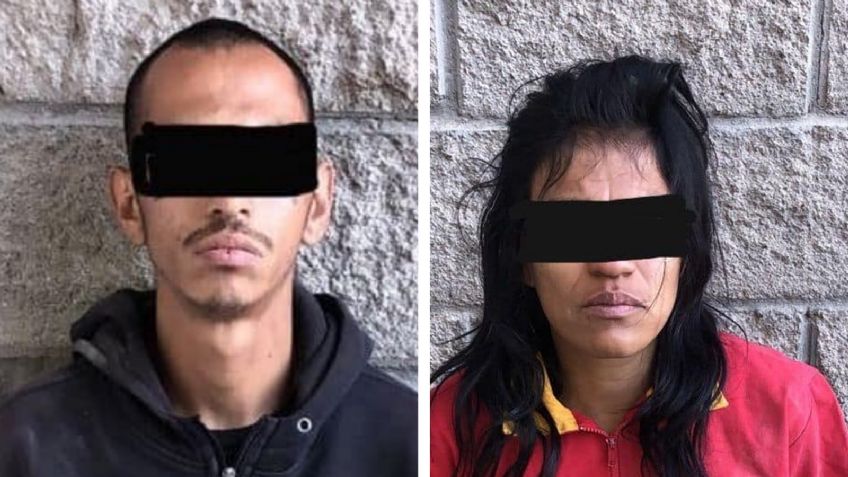 Sonora: Atrapan a pareja que asaltó con tijeras a persona mientras esperaba autobús