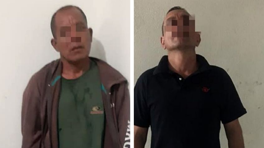 Capturan a dos hombres por narcomenudeo y violencia en Sonora; aseguran un arma blanca