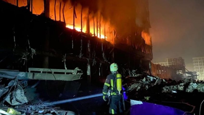 Rusia ataca de manera directa centro comercial en Kiev; cifra de muertos asciende a 8