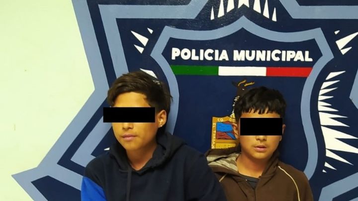 Menores de solo 12 y 13 años: Los atrapan en pleno robo a negocio de Ciudad Obregón