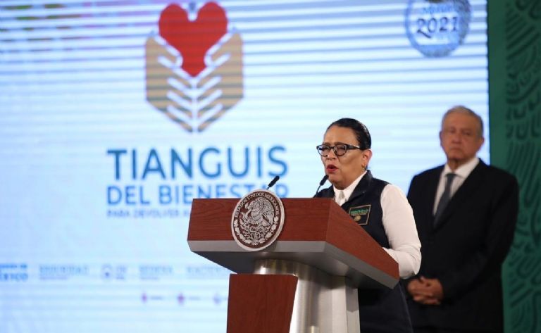 AMLO y SSPC presentan informe sobre el 'Tianguis del Bienestar'