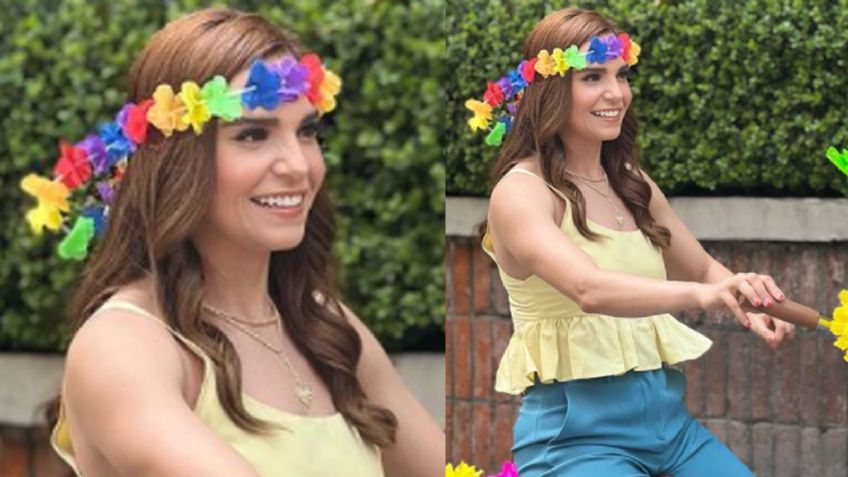 Tania Rincón deja boquiabierto a todo Televisa al lucir sus piernas con coqueto vestido en 'Hoy'