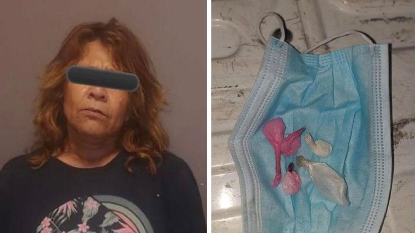 Capturan a mujer en colonia Santa Isabel de Hermosillo; escondía droga en su cubrebocas