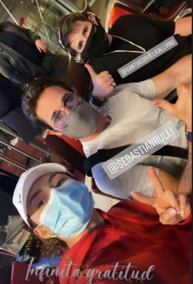 Angelique Boyer, Santiago y Sebastián Rulli en Francia