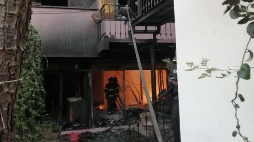 Tragedia: Incendio consume inmueble en Naucalpan y cobra la vida de un hombre y su perro