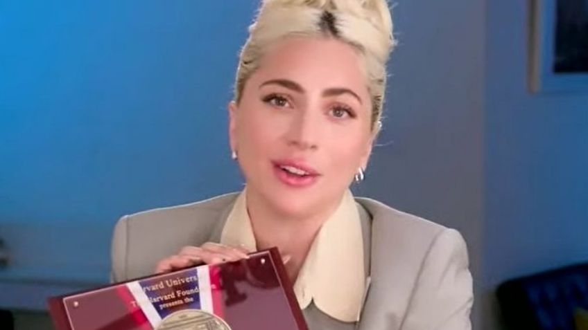 Lady Gaga recibe reconocimiento de la Fundación Harvard; es la Artista del Año