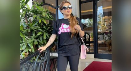 "Qué flacura": 'Gomita' causa furor en Instagram al lucir elegante 'outfit' negro desde Los Ángeles