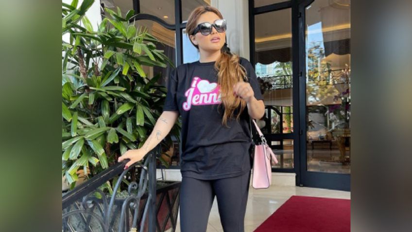 "Qué flacura": 'Gomita' causa furor en Instagram al lucir elegante 'outfit' negro desde Los Ángeles