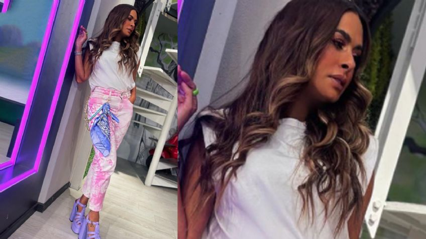 ¡Morenaza! Galilea Montijo deja sin aliento a Televisa al lucir pierna con coqueto vestido en 'Hoy'