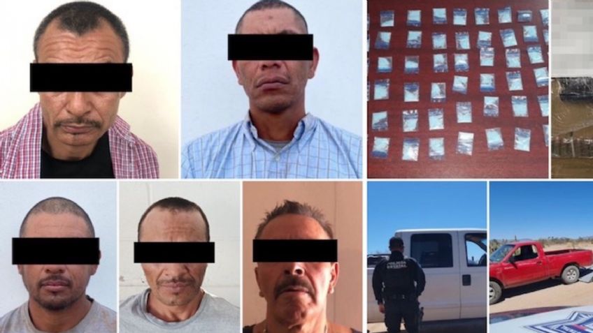 Aseguran a 41 personas, 18 armas de fuego y más de 42 mil dosis de droga en Sonora