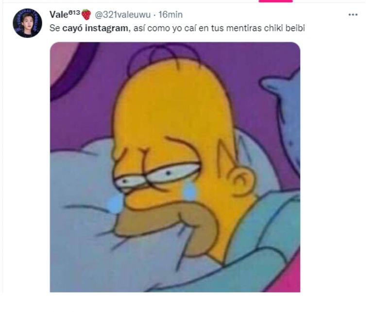 Crean memes por la caída de Instagram