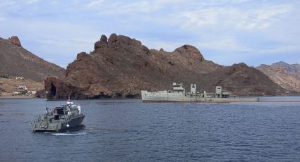 Barco de la Marina se convertirá en el primer arrecife artificial en el Mar de Cortés