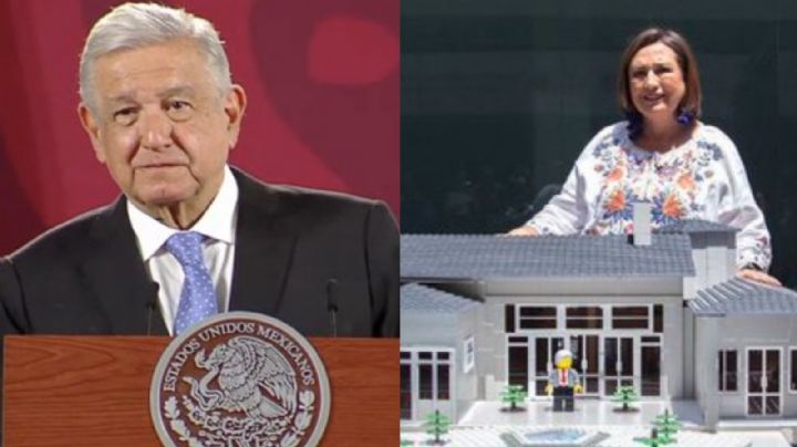 AMLO critica a la oposición por replicar la Casa Gris con Legos: "Una cuestión muy creativa"