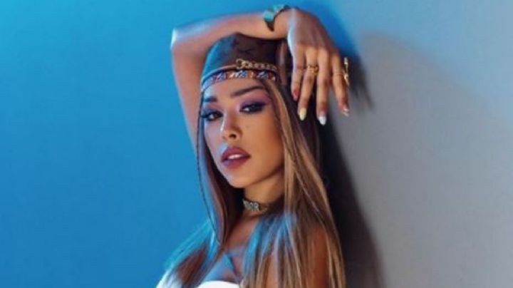¿No dejó nada a la imaginación? Danna Paola saca su lado más coqueto con diminuto 'outfit'