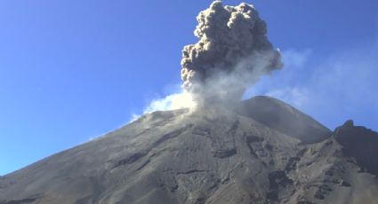 Ahora en Puebla: Volcán Popocatépetl cierra la semana con un sismo y 50 exhalaciones