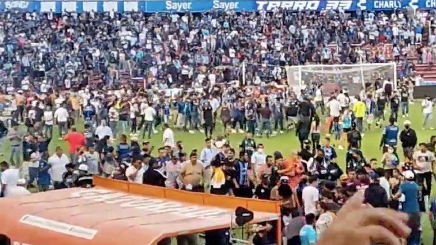 Querétaro vs Atlas: Confirman que riña campal en pleno partido no dejó personas muertas