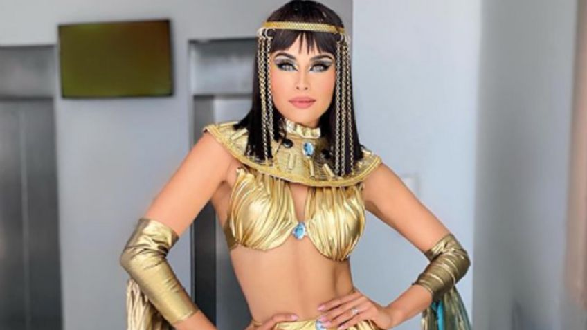 Kristal Silva luce su pequeña cintura con coqueto 'look' en TV Azteca y deja sin aliento a Instagram